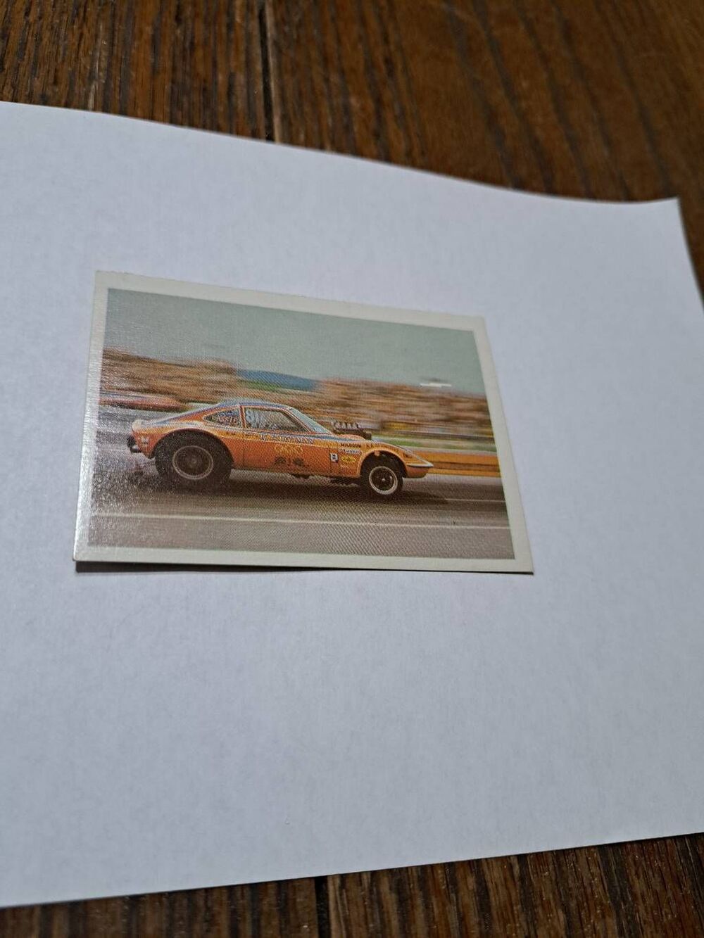 1971 KS Pittmans Opel GT AHRA Fleer Drag Champs Car Trading Card